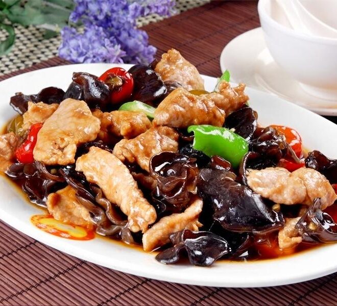 Pork Slices with Mushrooms (Mu Er Rou Pian 木耳肉片)