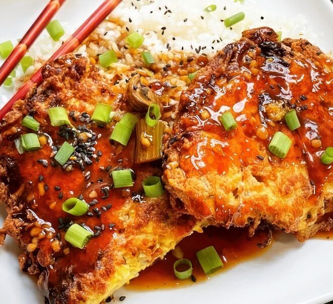 Chinese Egg Omelet (Egg Foo Yung 芙蓉蛋)